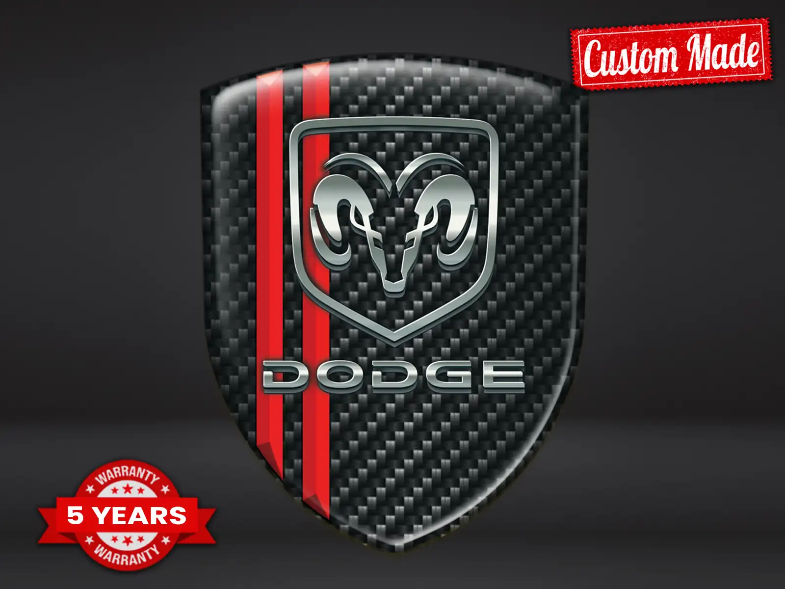 Dodge Badges Auto Performance Max Stylé Pro X Résistant